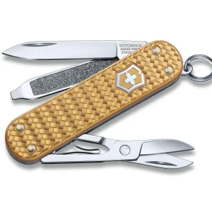 Navaja VICTORINOX Classic Precious Alox 58mm 5 Funciones Brass Gold