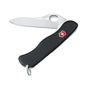 Navaja VICTORINOX Sentinel Clip Una Mano Filo Dentado Negro