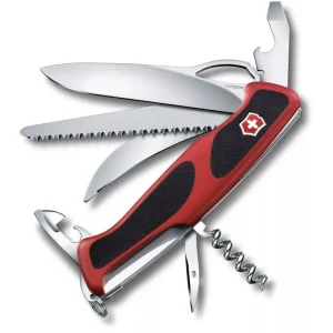Navaja VICTORINOX Rangergrip 57 Hunter 130mm 13 Funciones Rojo Negro