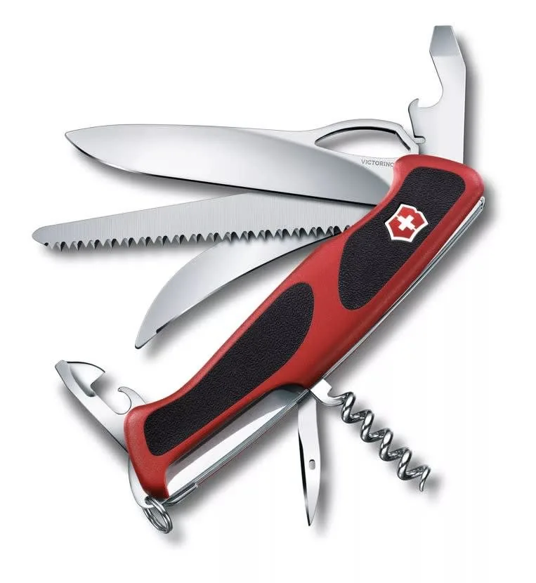 Navaja VICTORINOX Rangergrip 57 Hunter 130mm 13 Funciones Rojo Negro