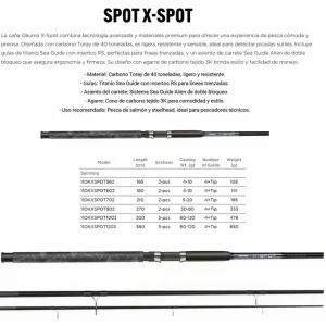Caña 3,60 OKUMA X-Spot 60-120 g