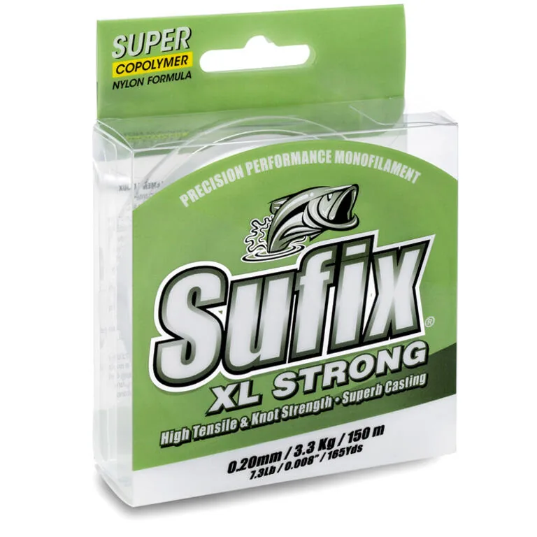 Nylon 0,25 SUFIX XL Strong Amarillo 100m
