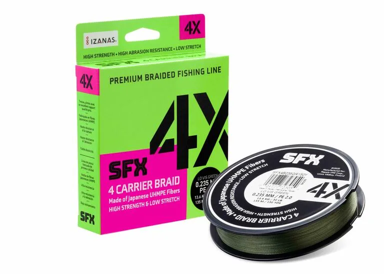 Multifilamento SFX 4X 0,205 Verde 100m