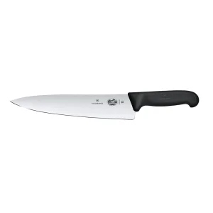 Cuchillo VICTORINOX Cocina Medio Golpe Fibrox Negro 25cm