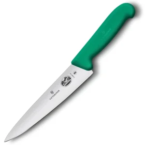 Cuchillo VICTORINOX Cocina Medio Golpe Fibrox Verde 25cm