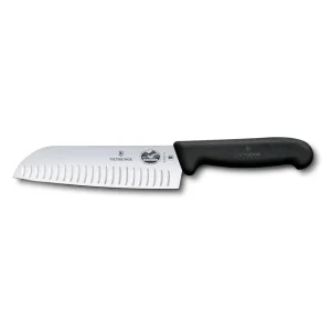 Cuchillo VICTORINOX Santoku Fibrox Negro 17cm