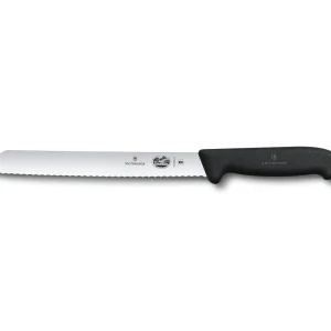 Cuchillo VICTORINOX Pan Dentado Fibrox Negro 21cm