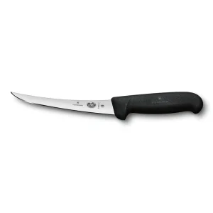 Cuchillo VICTORINOX Deshuesar Curvo Hoja Angosta Fibrox Negro 15cm
