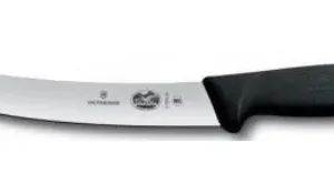 Cuchillo VICTORINOX Carnicero Curvo Hoja Angosta Fibrox Negro 20cm