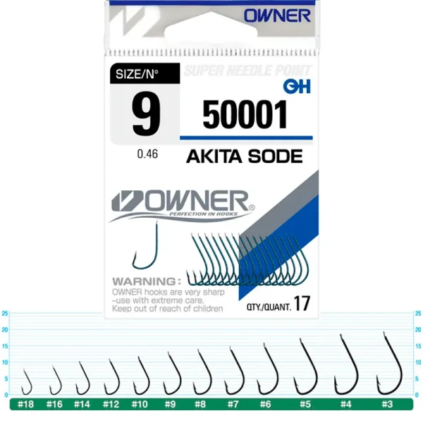 Anzuelo OWNER Akita Sode N9