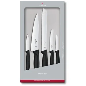 Set VICTORINOX Cuchillos Cocina 5 Unidades Negro