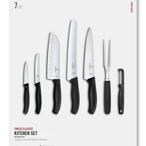 Set VICTORINOX Cocina Swiss Classic 7 Piezas Negro