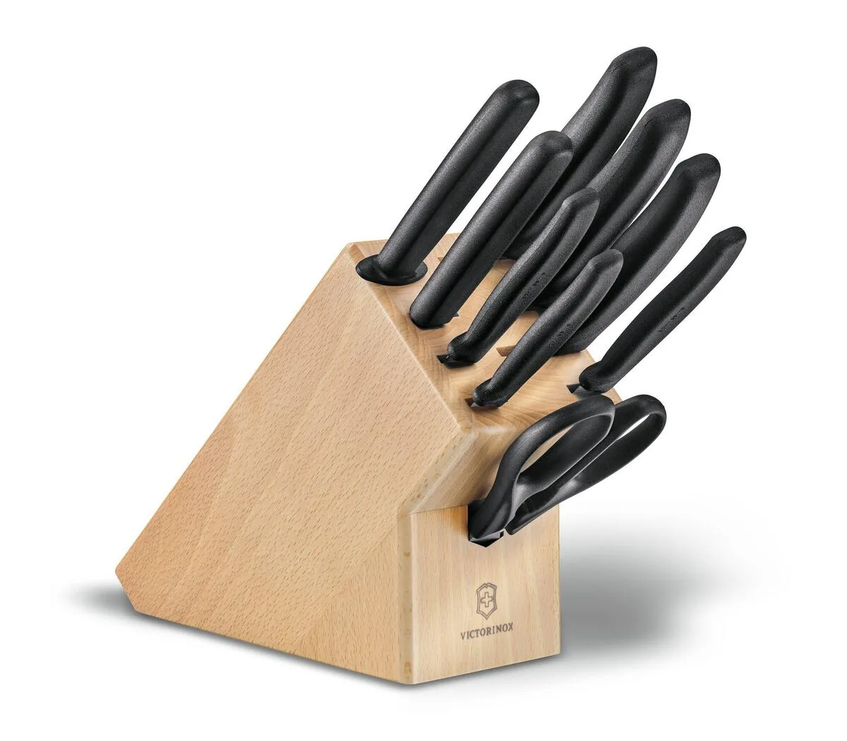 Soporte VICTORINOX Cuchillos 9 Piezas Mango Nylon Negro Swiss Classic