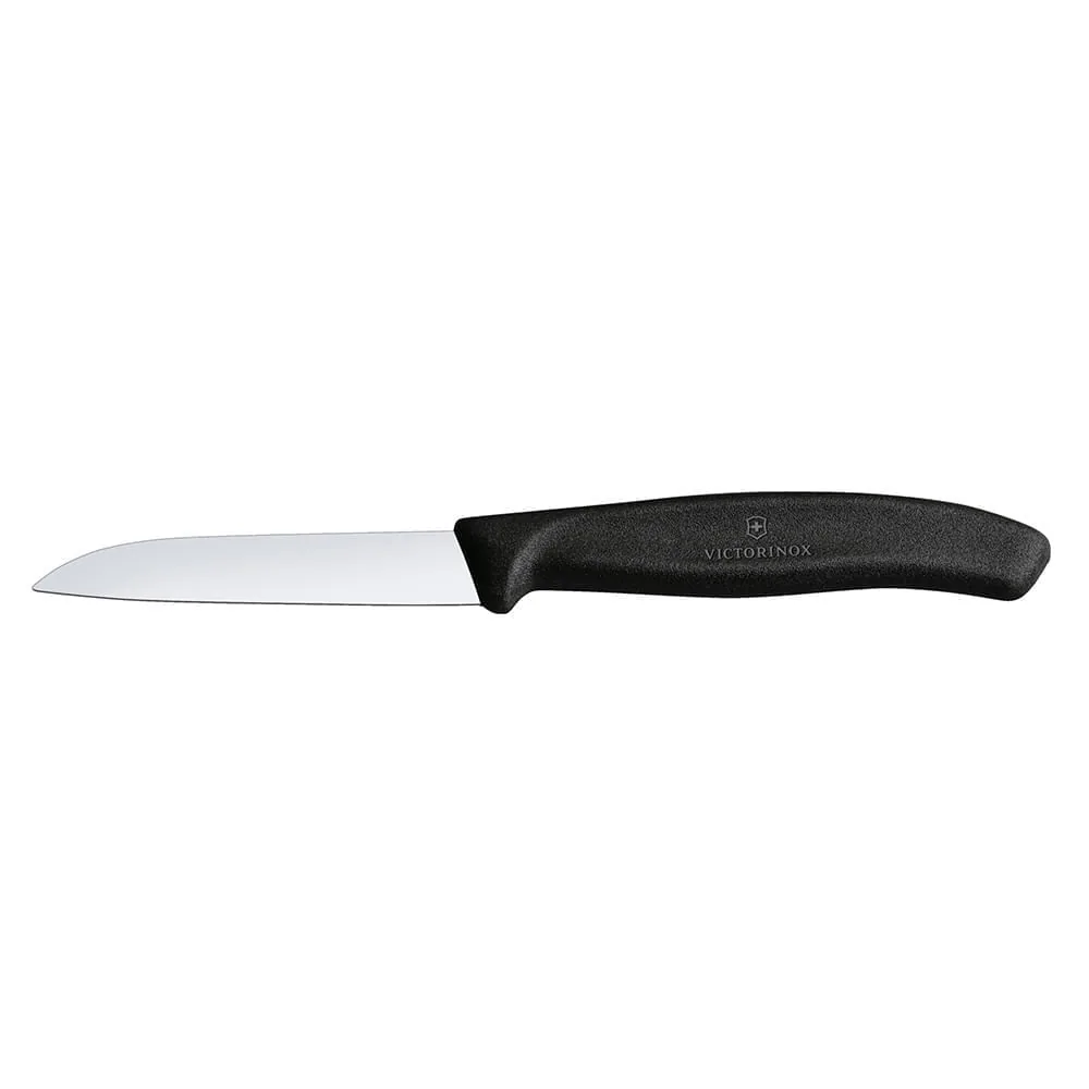 Cuchillo VICTORINOX Verdura Hoja Recta Mango Nylon Negro 8cm