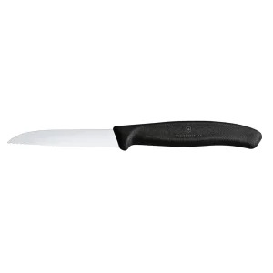 Cuchillo VICTORINOX Verdura Dentado Hoja Recta Nylon Negro 8cm