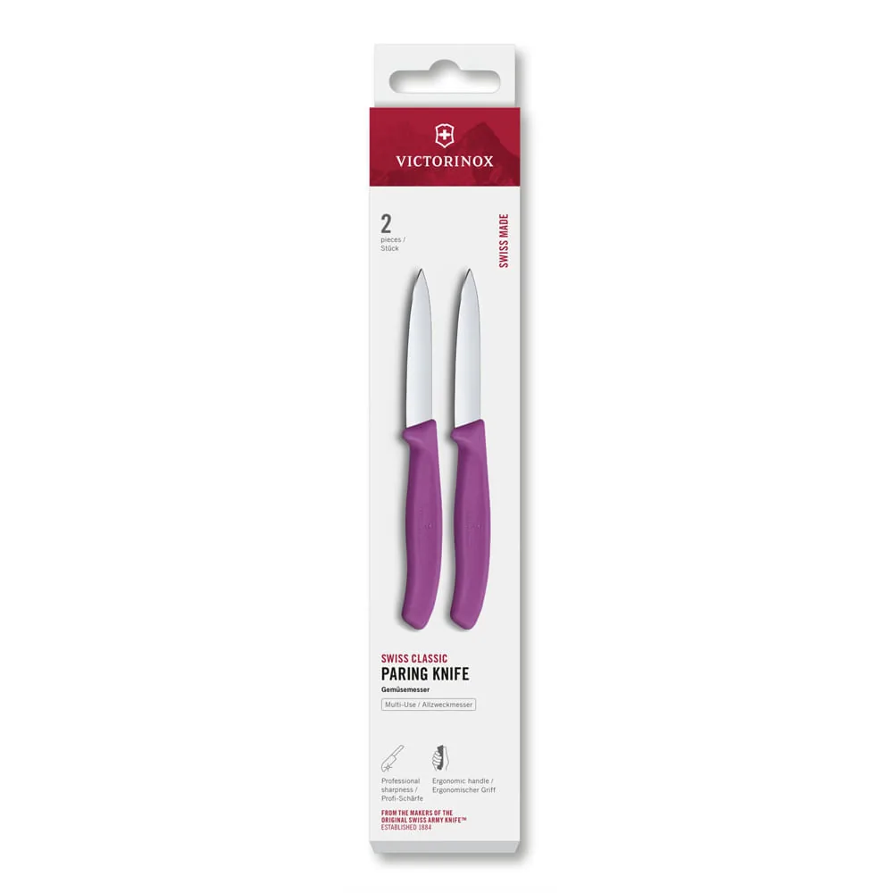 Cuchillo VICTORINOX Verdura Puntiagudo 2 Unidades Nylon Rosado 8cm