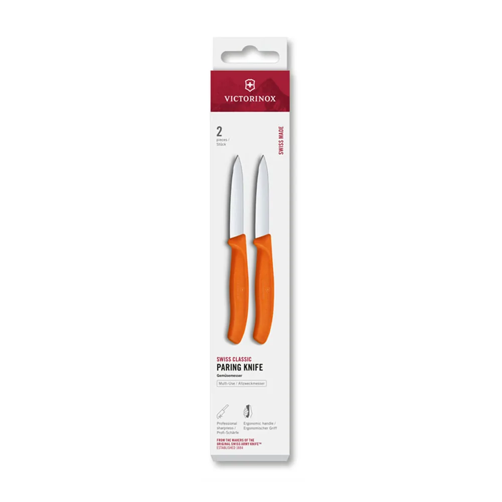 Cuchillo VICTORINOX Verdura Puntiagudo Nylon Naranja 8cm