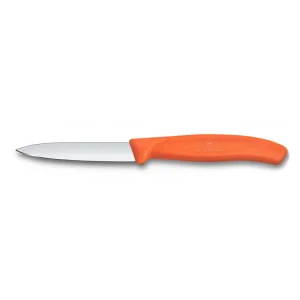 Cuchillo VICTORINOX Verdura Puntiagudo Mango Nylon Naranjo 8cm