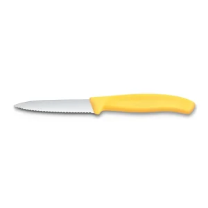 Cuchillo VICTORINOX Verdura Dentado Puntiagudo Nylon Amarillo 8cm