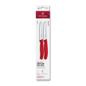 Cuchillo VICTORINOX Verdura Dentado Punta Redonda Nylon Rojo 11cm