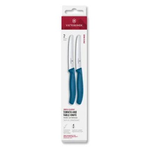 Cuchillo VICTORINOX Verdura Dentado Punta Redonda Nylon Azul 11cm