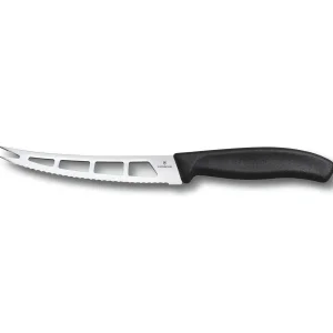Cuchillo VICTORINOX Queso Dentado Punta Ten Negro 13cm