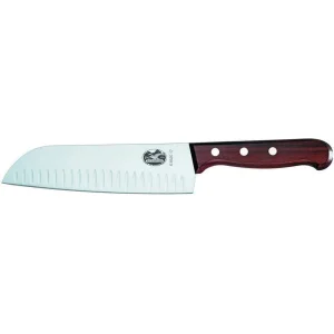 Cuchillo VICTORINOX Santoku Hoja Alveo Madera 17cm