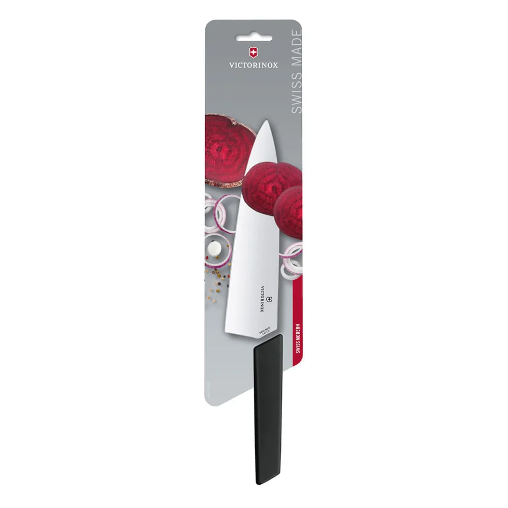 Cuchillo VICTORINOX Mediogolpe Swiss Modern Negro 20cm