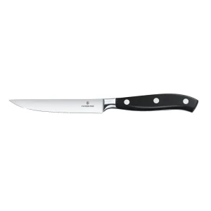 Cuchillo VICTORINOX Cocina Grand Maitre Dentado Mango Negro 12cm