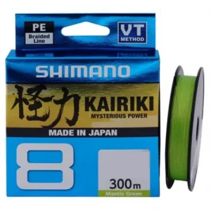Multifilamento 0,28 SHIMANO Kairiki 8 0,28mm 300Mt 29,3Kg