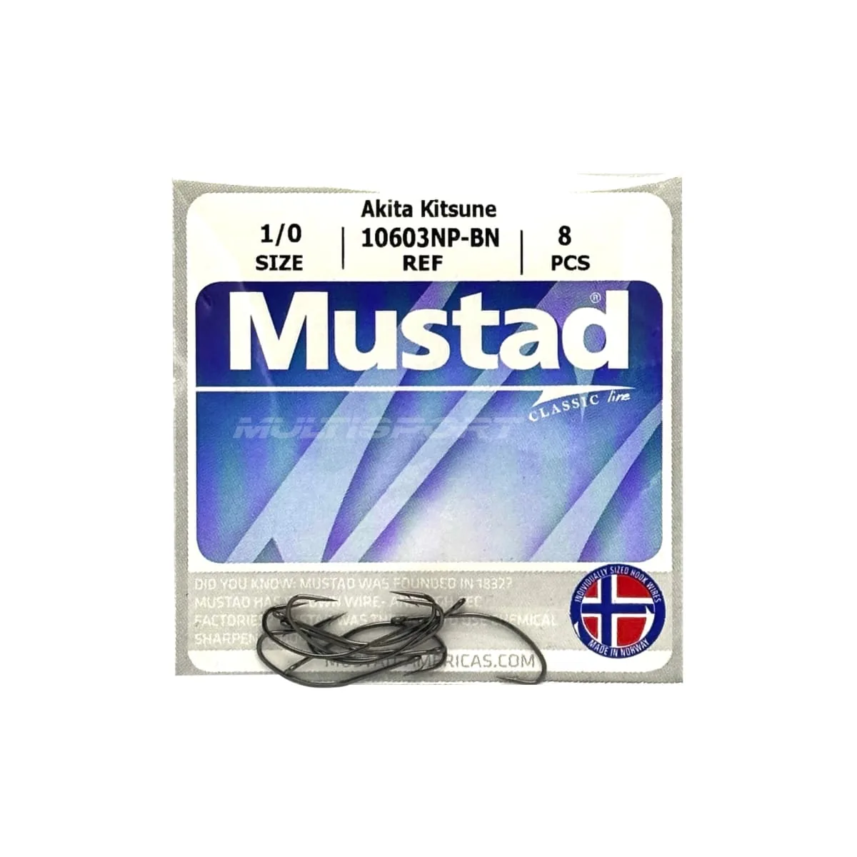 Anzuelo Mustad 10603 A. Kit Ni. 6 - foto 2