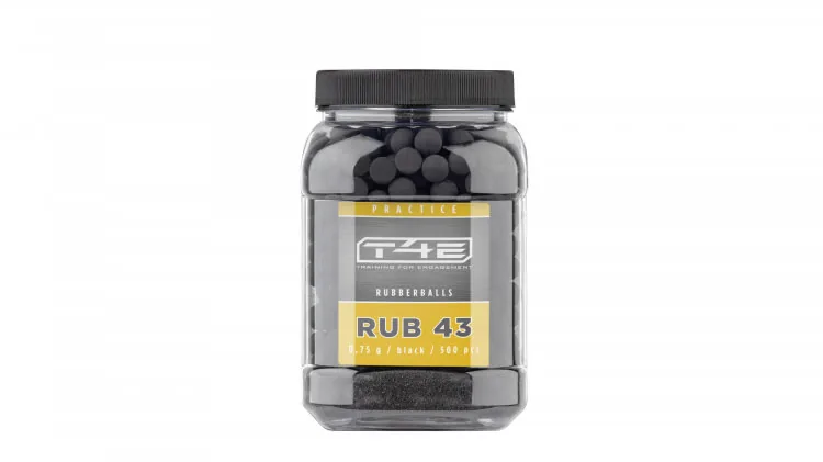 Municion UMAREX T4E Goma UTS RUB .43 2x250pcs