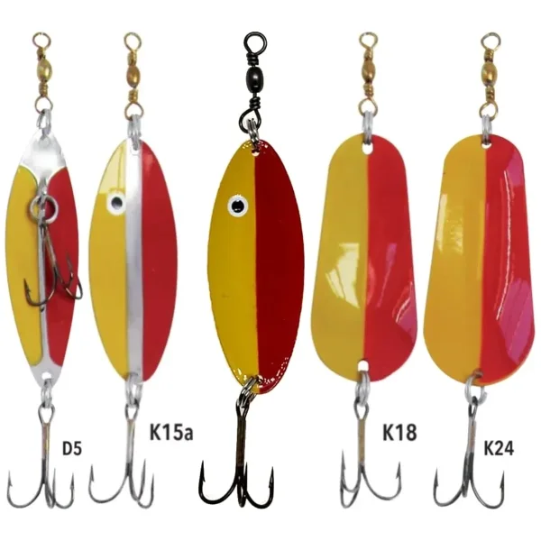 Cuchara Española Falcon Claw — línea completa, medidas D5, K15a, K15A, K18 y K24