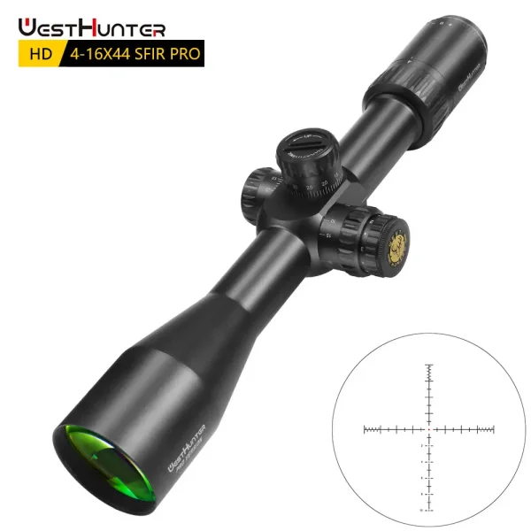 Mira Telescópica WEST HUNTER HD 4-16x44 SFIR PRO