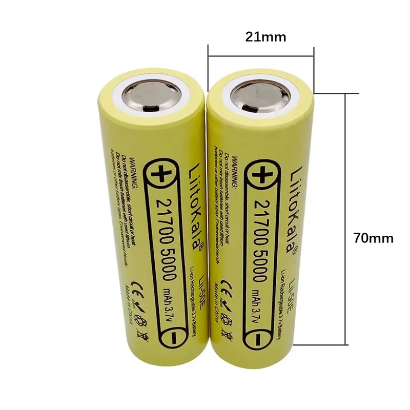Pila Recargable LIITOKALA 21700 5000 mAh Lii-50E - foto 2