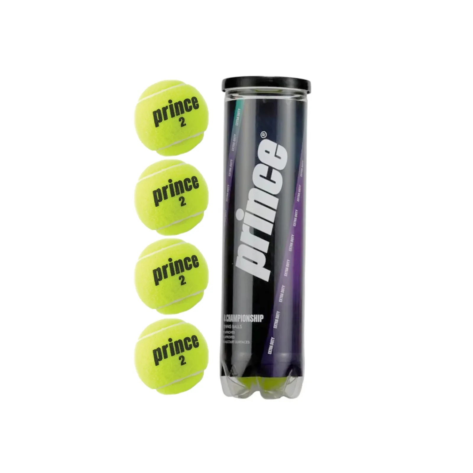 Pelota de Tenis PRINCE NX Tour Pro x4