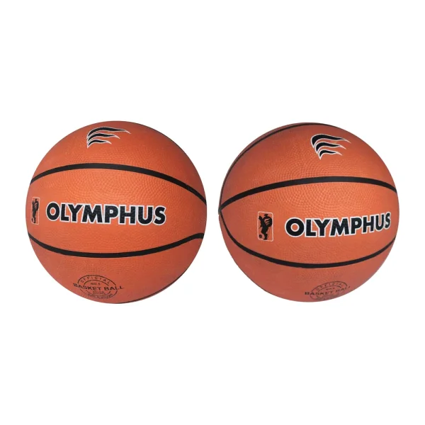 Balón Basketball OLYMPHUS Goma Naranjo